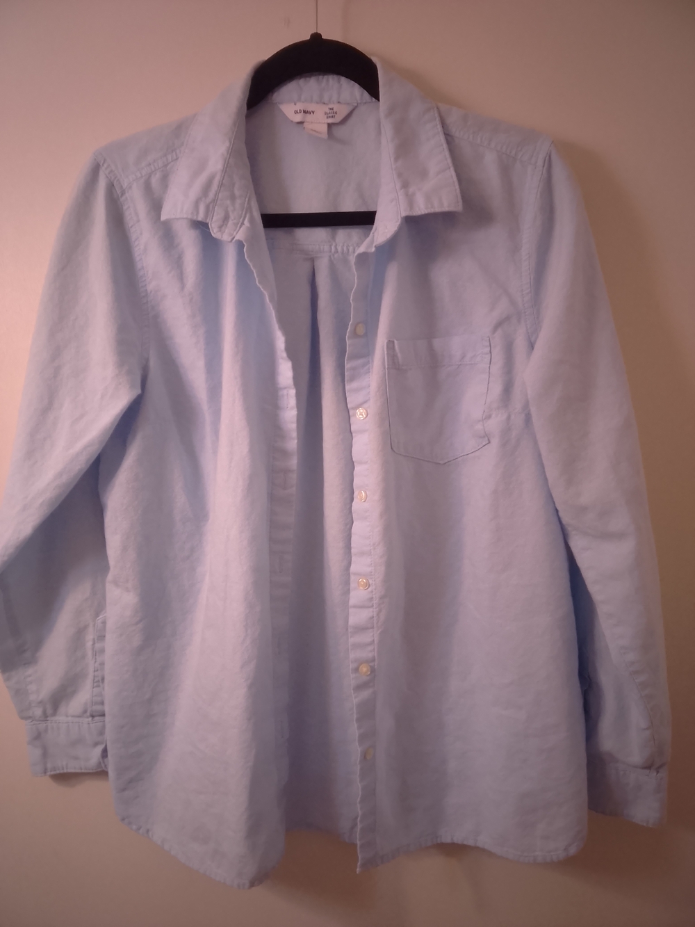 Old Navy Light Blue Women's Button-Down Shirt